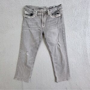 Miss Me women’s gray denim jeans size 30